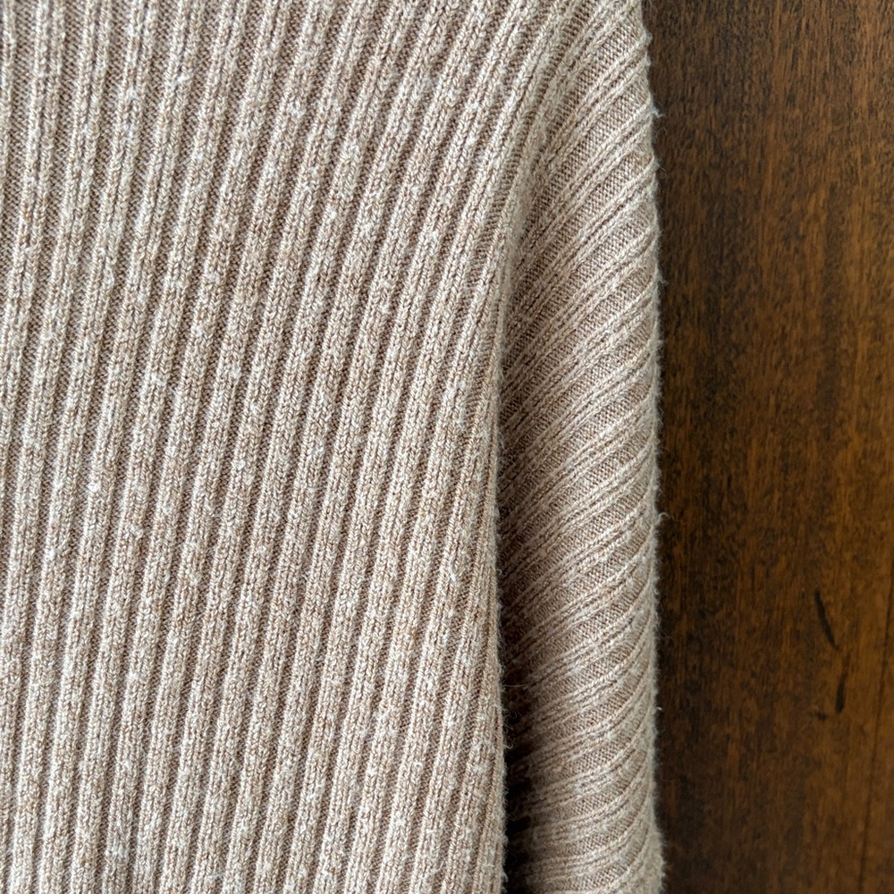 Cyrus Tan Ribbed Sweater - Picture 3 of 3